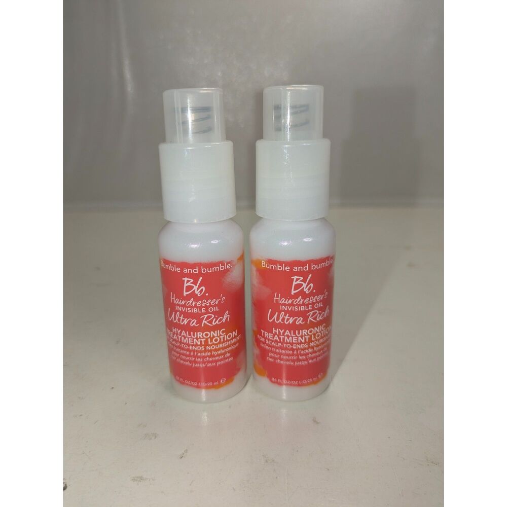 Bumble and Bumble Ultra Rich Hyaluronic Treatment .84 oz each - Bundle of 2